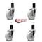 Service Caster 4'' Nylon Wheel Swivel 1-5/8'' Expanding Stem Caster Set, 4PK SCC-EX20S414-NYS-158-4 - alternate 3